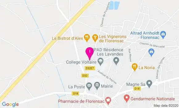 Localisation Delphine Delaitre