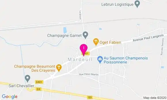 Localisation Isabelle Crespo Lebis