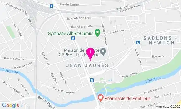 Localisation Pauline Carpentier