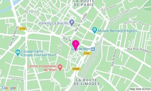 Localisation Aurore Gaubert