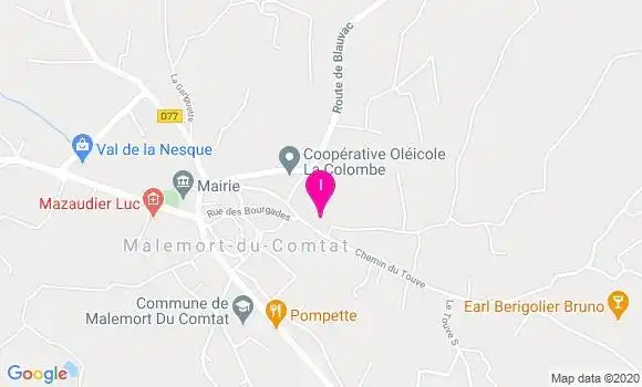 Localisation Antoine Luc Labalette