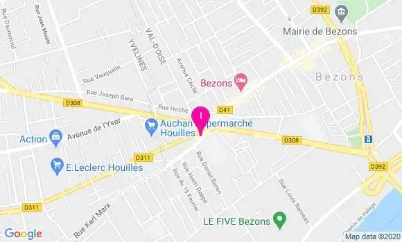 Localisation Rayane Hamraoui