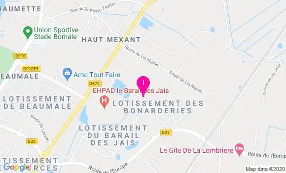 Localisation Sandrine Terrien