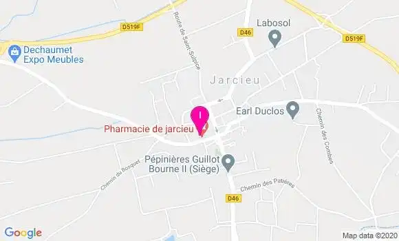 Localisation Caroline Bron