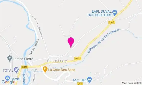 Localisation Isabelle Robert