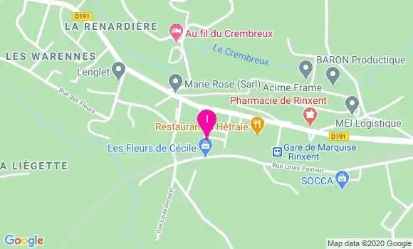 Localisation Carolane Judas