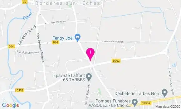 Localisation Marina Copin