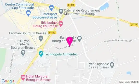 Localisation Honorine Poncet
