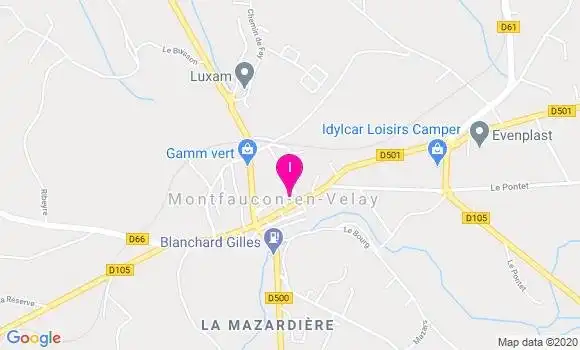 Localisation Pauline Dantony