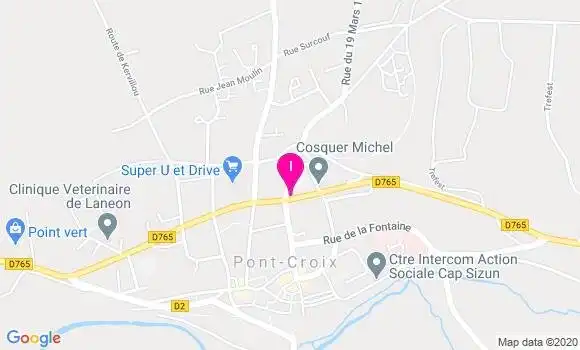 Localisation Lucie Caroff