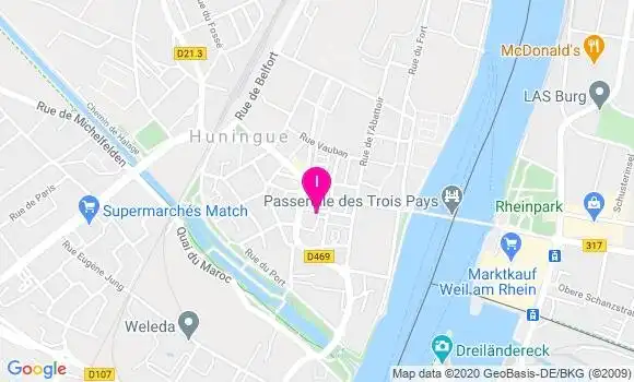 Localisation Amandine Regal