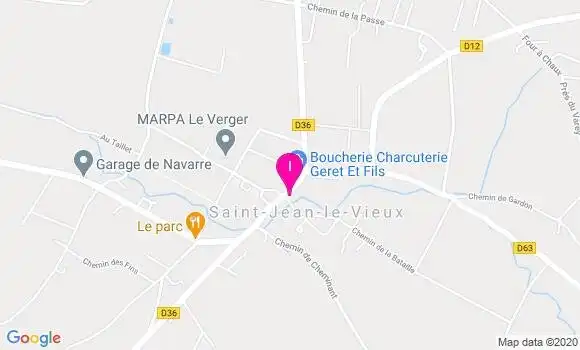 Localisation Marie Isabelle Chamorro