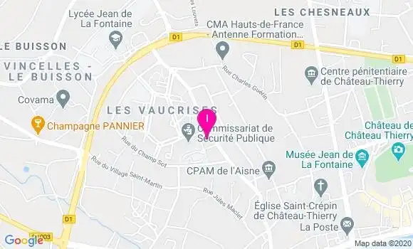 Localisation Nathalie Prat