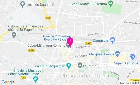 Localisation Amelie Roux