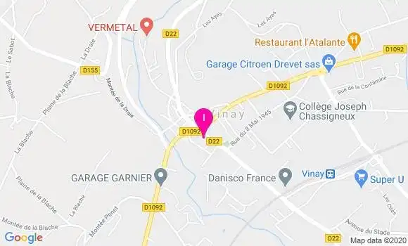 Localisation Emeline Argoud