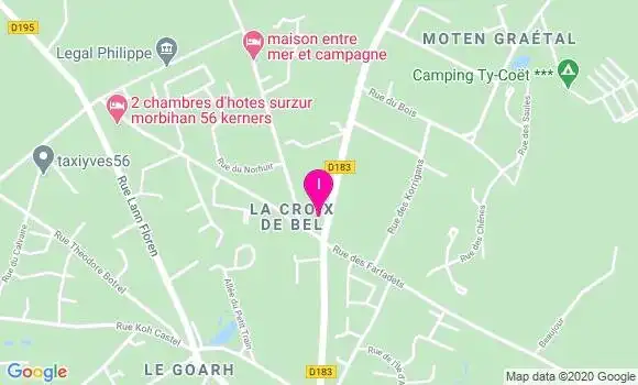 Localisation Morgane Le Bozec