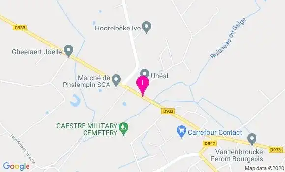 Localisation Jeromine Vanhersel
