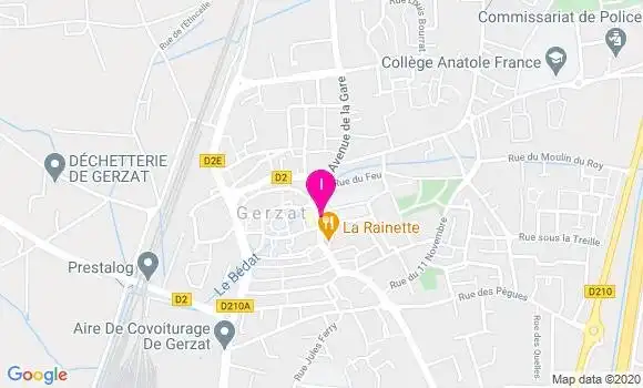 Localisation Emilie Pigeon