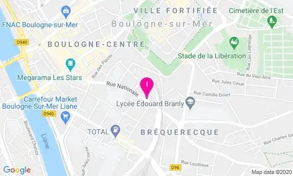 Localisation Sarah Dumoulin