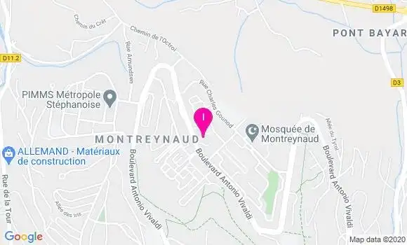 Localisation Darlene Rabatel