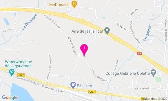 Localisation Fanny Weber