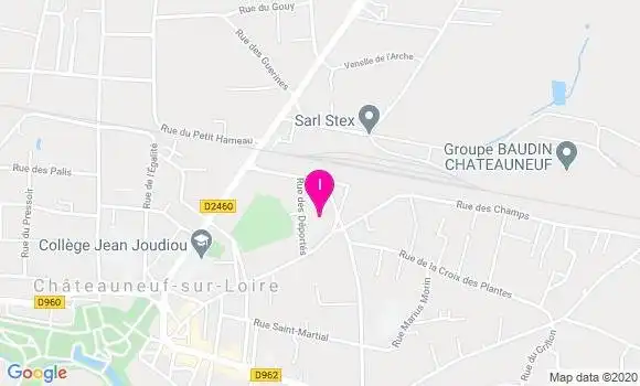Localisation Elodie Verrier