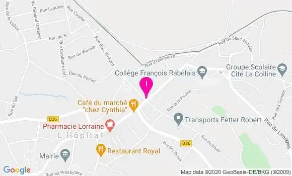 Localisation Nathalie Larcher