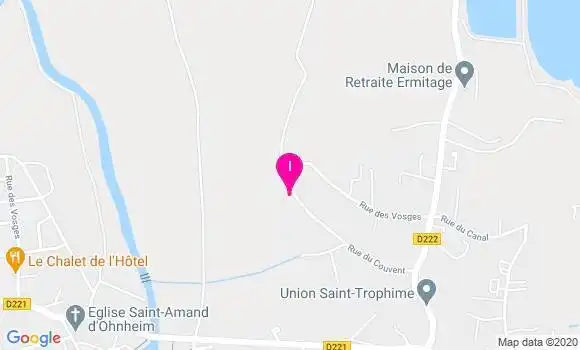 Localisation Adrien Dentinger