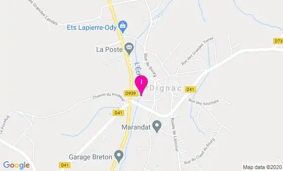 Localisation Sandra Birot