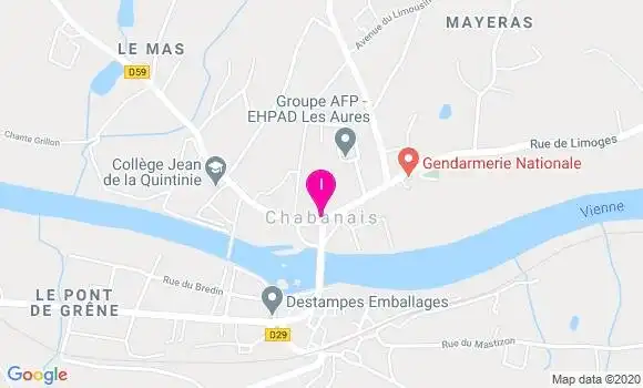 Localisation Francoise Dumas Rainasse