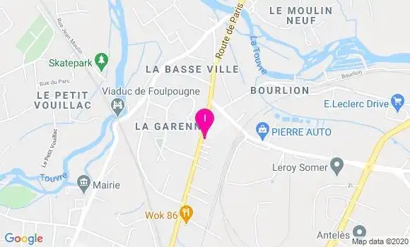 Localisation Emmanuelle Bertin