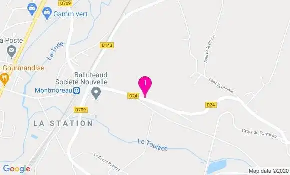 Localisation Brigitte Caillon