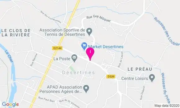 Localisation Jessica Berthe