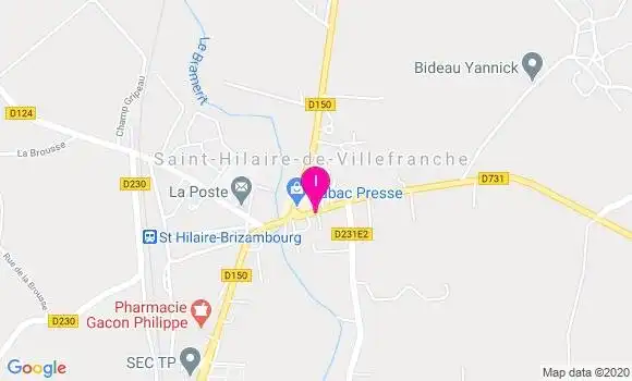Localisation Maguy Bideau