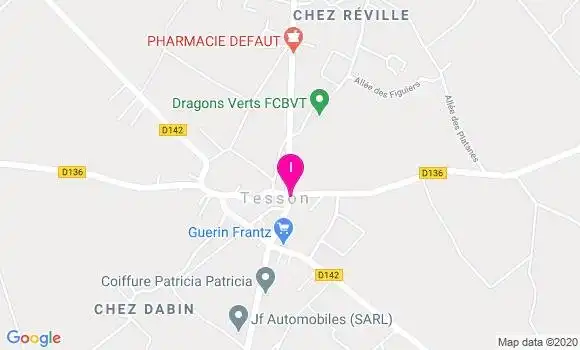 Localisation Aude Guesne