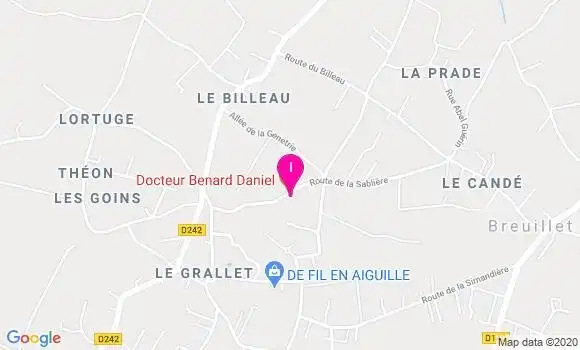 Localisation Astrid Coudoux