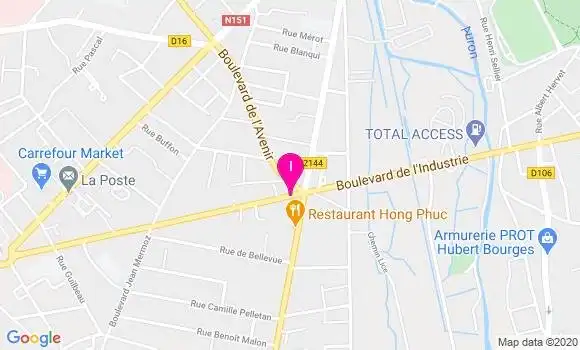 Localisation Huguette Paris