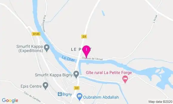 Localisation Aline Bonnin