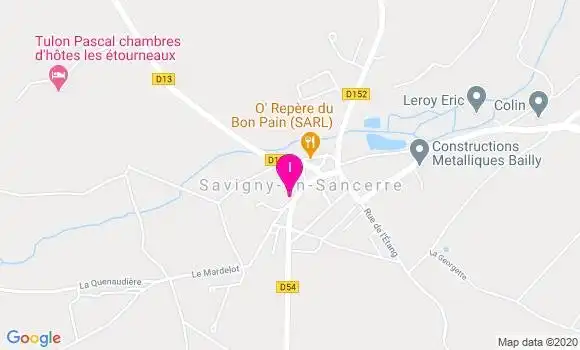 Localisation Evelyne Rigonnet