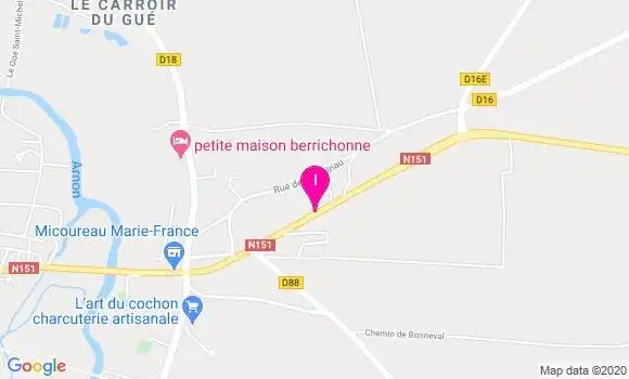 Localisation Samuel Morineau
