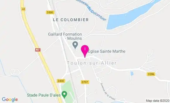 Localisation Angele Damiens
