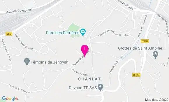Localisation Lydie Lacheze