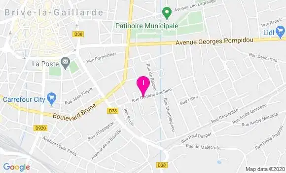 Localisation Blandine Antigny