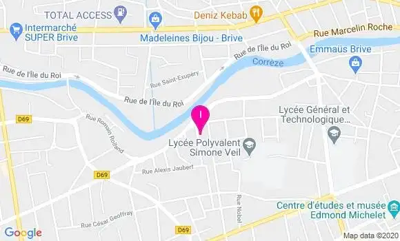 Localisation Pierre Olivier Maurice