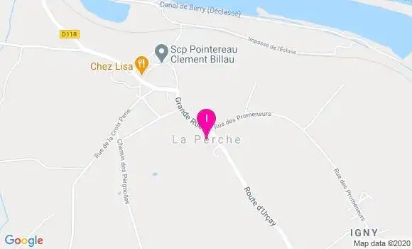 Localisation Marie Bernadette Clement