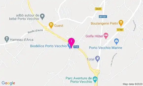 Localisation Gladys Giona