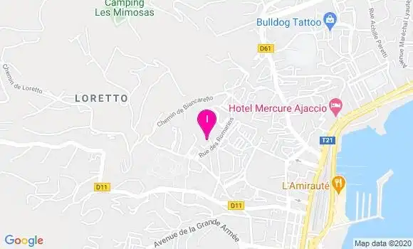 Localisation Nicole Laetitia Ambrosi