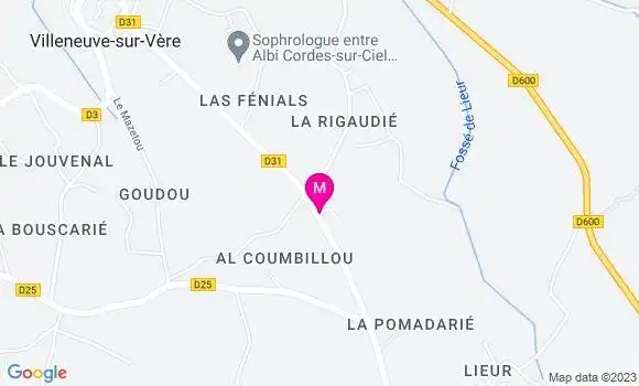 Localisation Jean Marc Almon