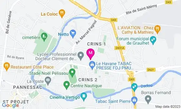 Localisation Jecita Desfougeres