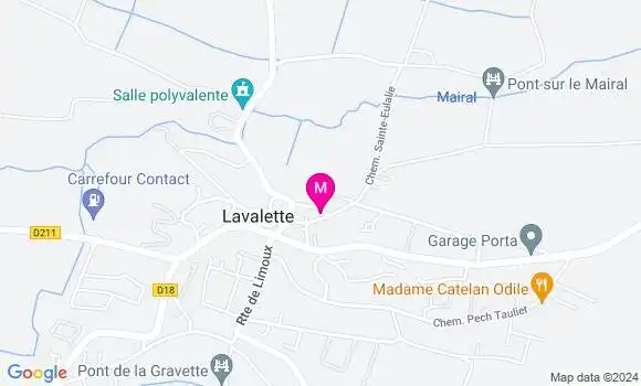 Localisation Alexandra Bourrel